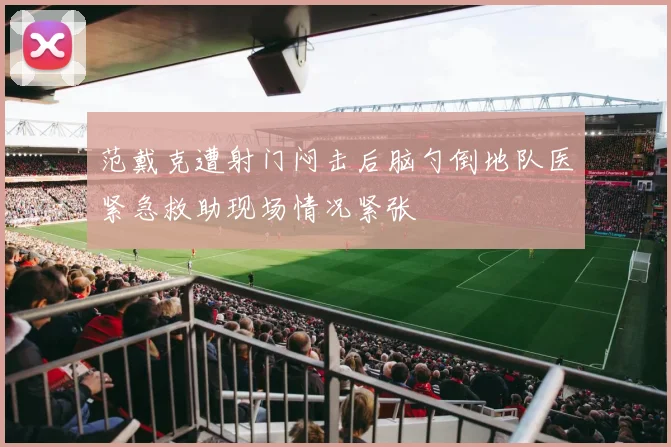 范戴克遭射门闷击后脑勺倒地队医紧急救助现场情况紧张